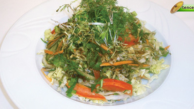 İnce Kıyım Yeşil Salata
