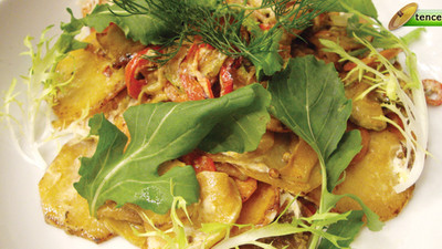 Kişnişli Sebze Salatası
