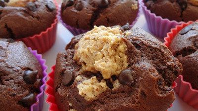 Çikolatalı Fındık Ezmeli Muffin