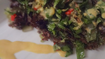 Hardal Soslu Yeşillik Salata