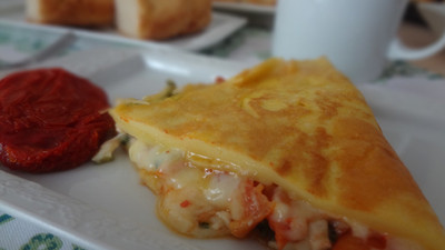 Kuru Domatesli Omlet