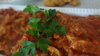 Kuru Biberli Patlıcan Söğürme