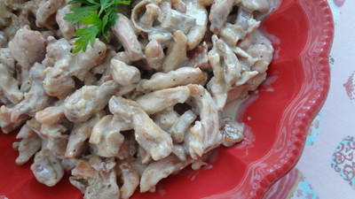 Mantarlı Kremalı Tavuk