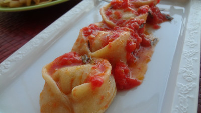 Köz Patlıcan Dolgulu Tortellini