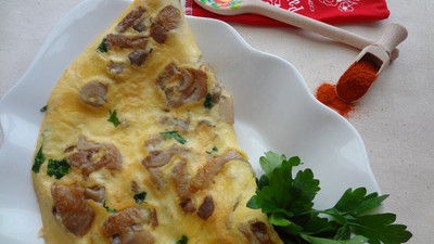 Mantarlı Omlet