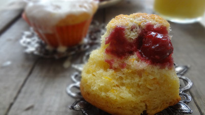 Portakallı Vişneli Muffin