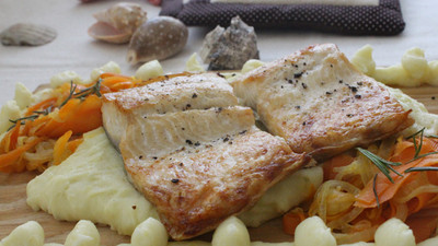 Patates Püreli Sebzeli Izgara Somon