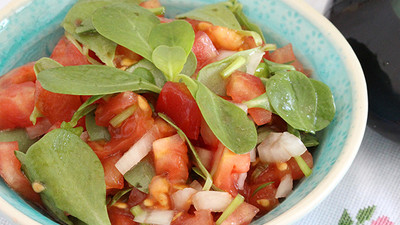 Pirpirim (semizotu) Salatası