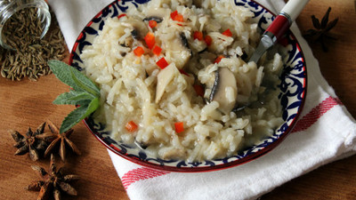 Mantarlı Risotto