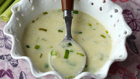 Sütlü Pırasa Çorbası