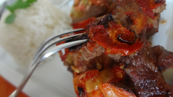 Sarımsaklı Domatesli Kuzu Pirzola