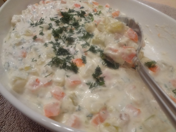 Kabaklı Havuçlu Salata - Resim : 6