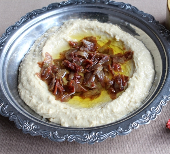 Pastırmalı Sıcak Humus - Resim : 1