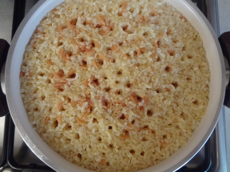 Şehriyeli Bulgur Pilavı - Resim : 3