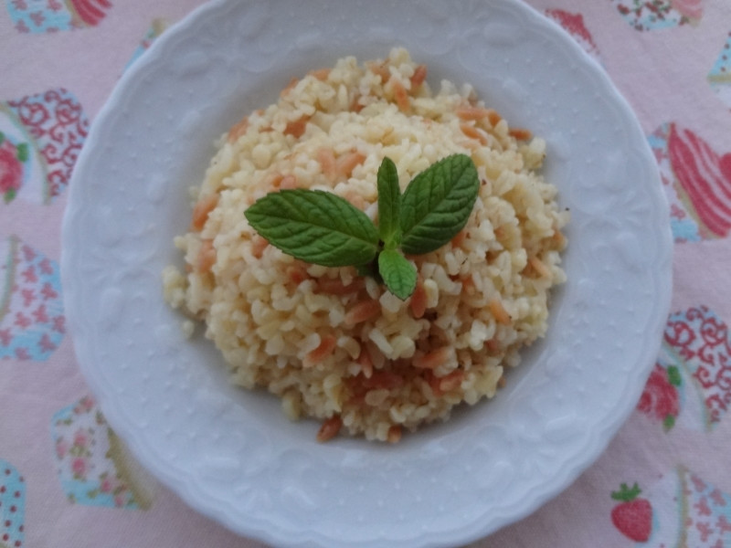 Şehriyeli Bulgur Pilavı - Resim : 6