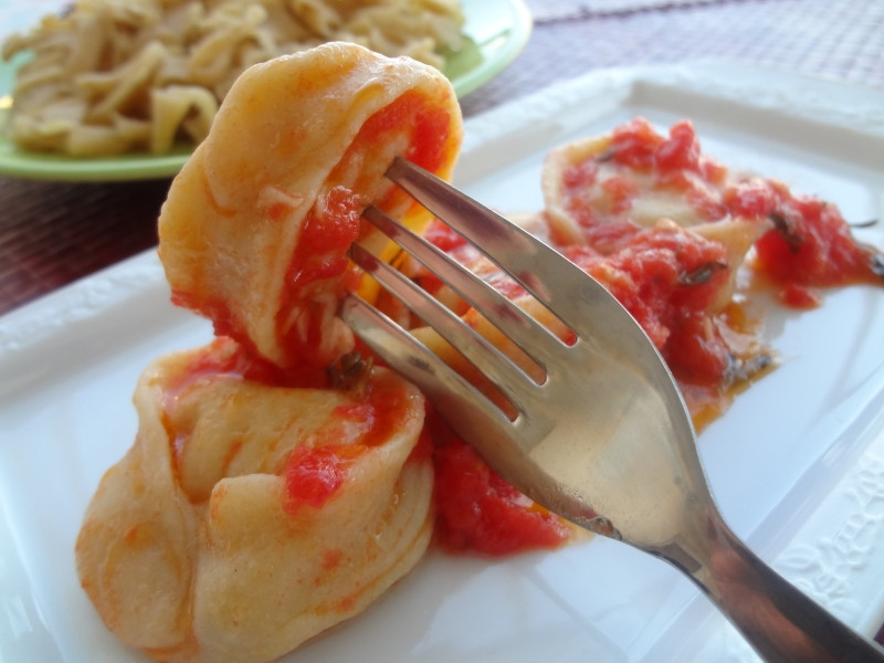 Köz Patlıcan Dolgulu Tortellini - Resim : 7