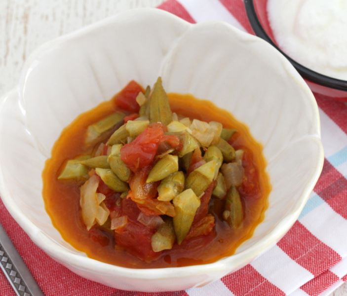 Zeytinyağlı Bamya Yemeği - Resim : 2